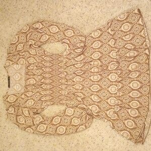 Puffed Sleeved Summer Paisley Print Dress 🌹